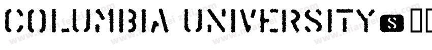 Columbia University字体转换